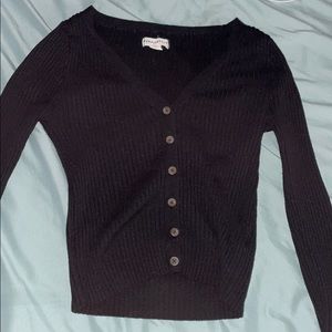 button sweater
